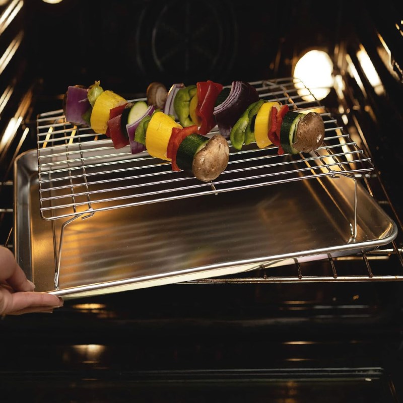 304不锈钢晾网可折叠蛋糕烘焙冷却架面包放凉架子沥油商用置物架