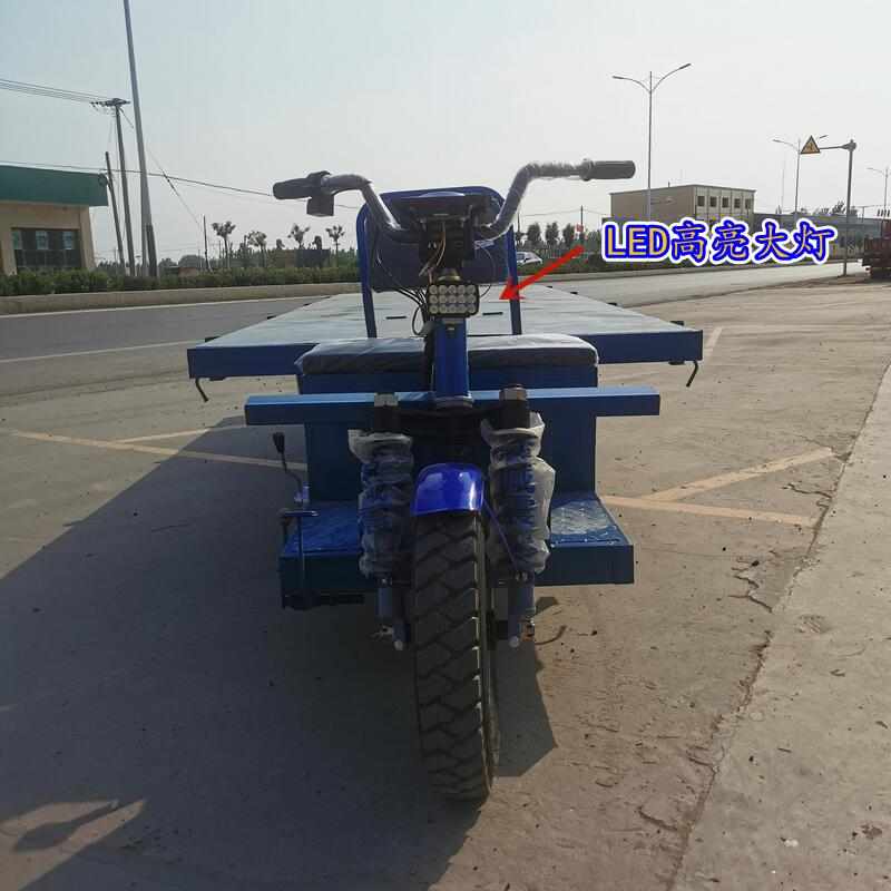 电动三轮车平板车拉货厂区运输大功率载重王定制加长加宽水电瓶车