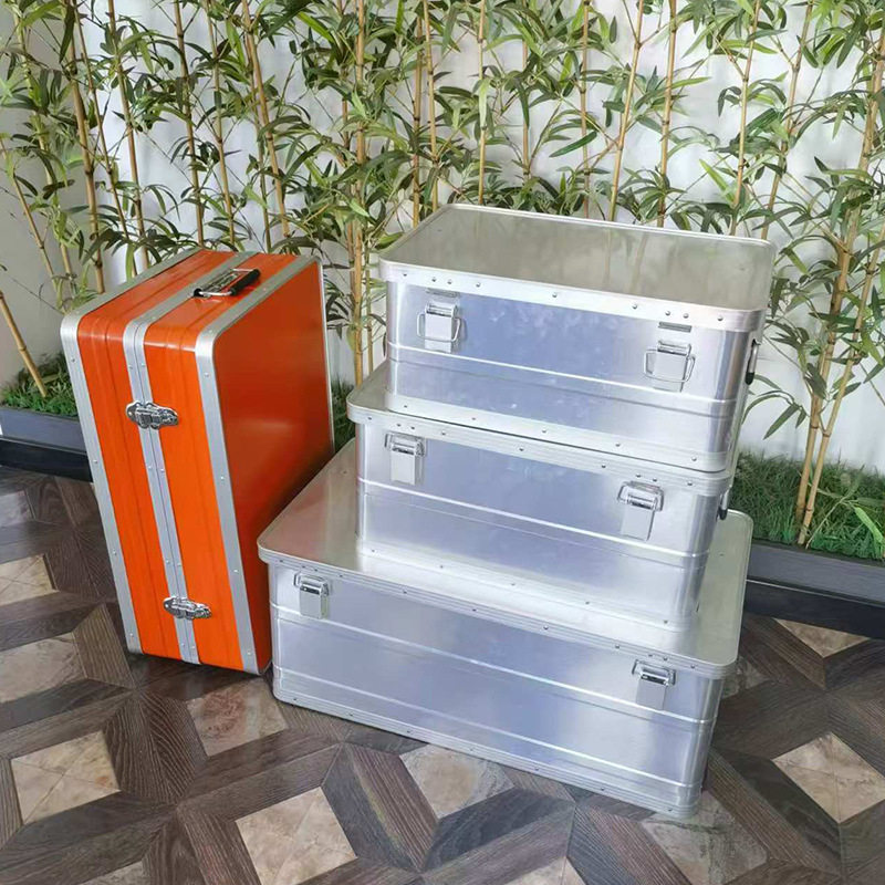 厂家直供纯铝箱铝合金弯框架工具箱铝镁合金箱eva内衬工具模型