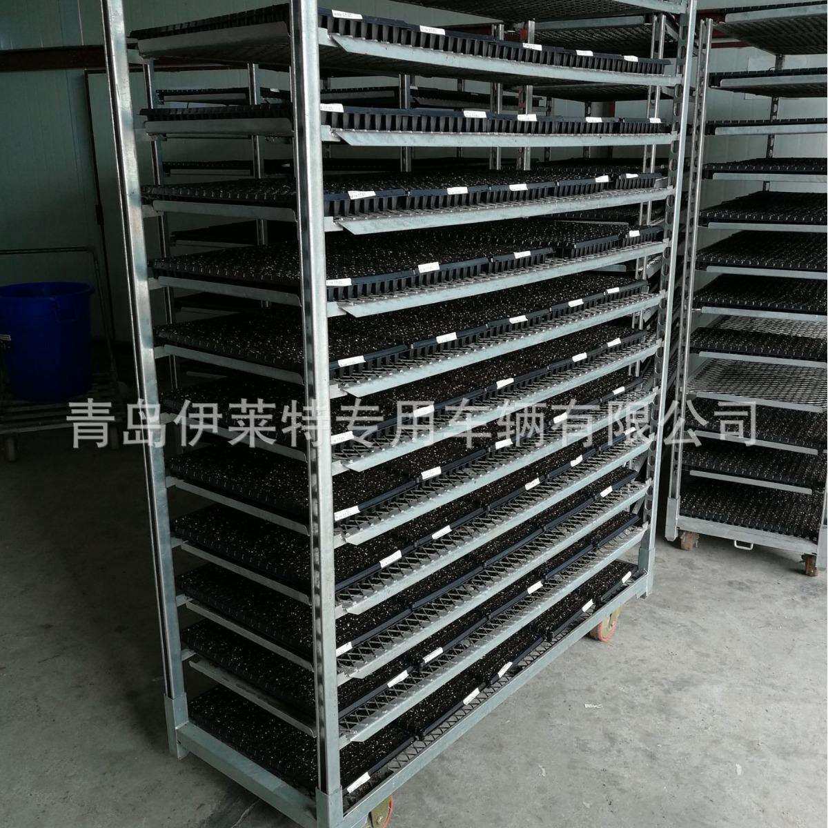 厂家直销花卉大棚基地温室催芽育苗周转车,花卉台车,多层车
