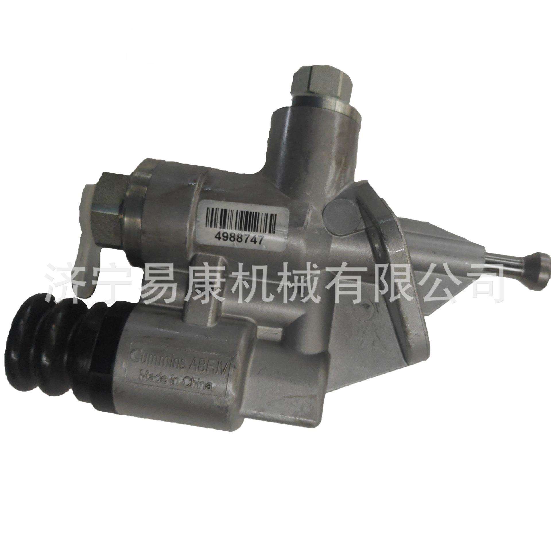 康明斯6B发动机手油泵4988747 徐工GR2605TIV平地机输油泵
