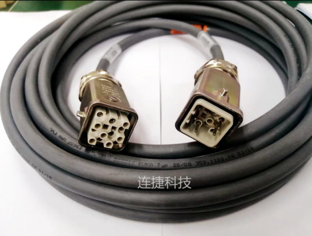C4机器人外部轴电机动力线