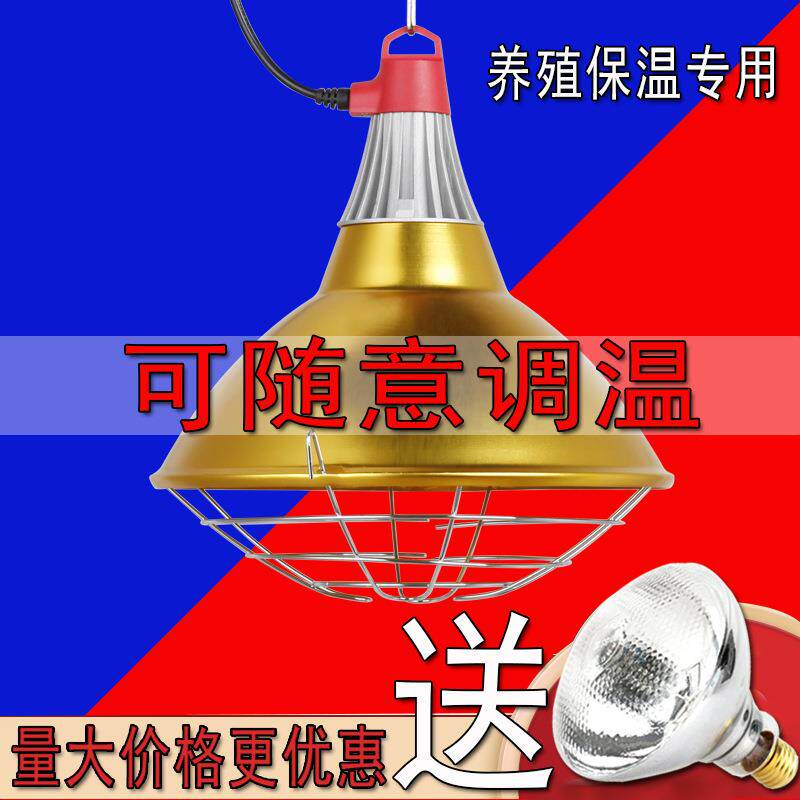 小鸡保温灯罩育雏鸡苗取暖保温灯泡可调温度加热控温猪用取暖网罩
