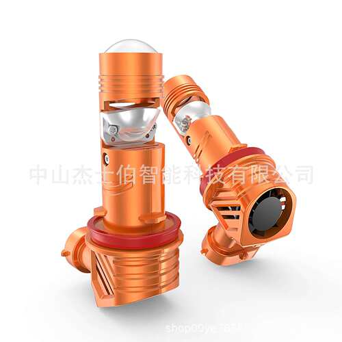 2025新款ledH4 H11 9005汽车大灯直插式跨境电商爆款改装透镜大灯