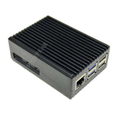 树莓派5代RaspberryPi5铝合金外壳Pi5铝合金散热保护壳