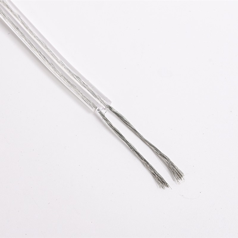 国标透明平行电线镀锡铜2芯0.5-2.5广告灯箱LED霓虹灯电源线护套