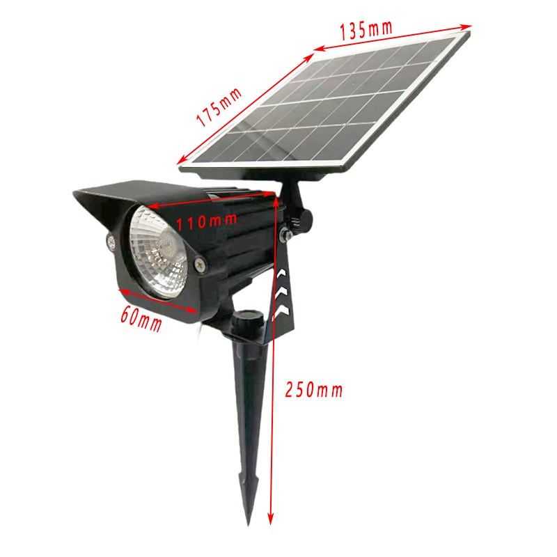 2024新款太阳能射灯户外灯庭院照树灯led投光灯防水草坪灯照明灯