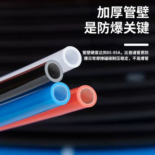 PU高压气管耐压20公斤复合管PA12汽泵4/6/8/10/14/16油漆管耐酸碱