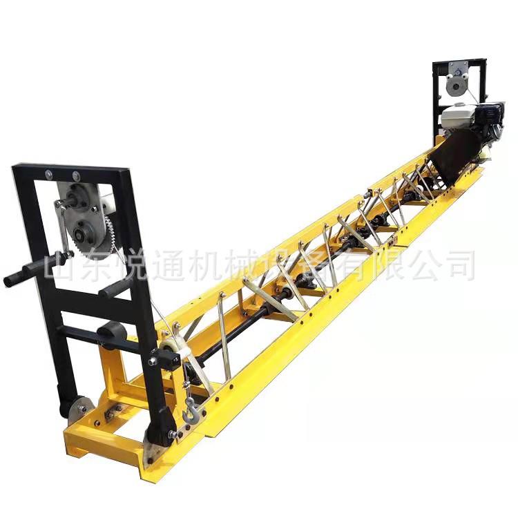 6米框架式整平机小型汽油振动梁手摇式可拼接振动梁