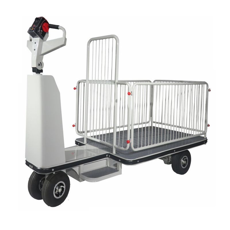 站驾骑行式电动手推车平板车 电动升降平板车 电动平板搬运车拉货