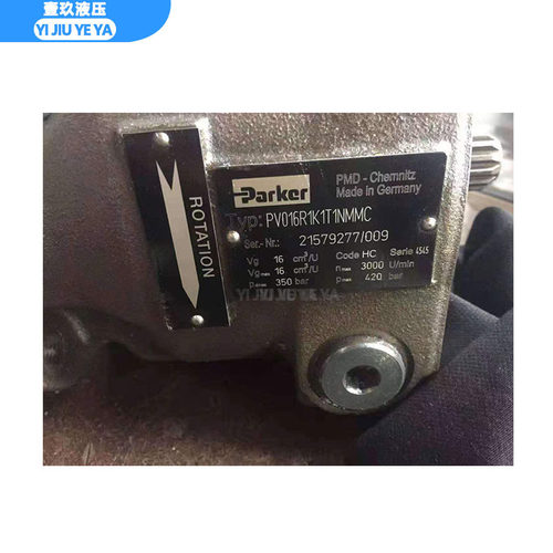 Parker派克轴向柱塞式PV020L1K1T1NFWS变量液压泵PV020R1K1T1NBLC
