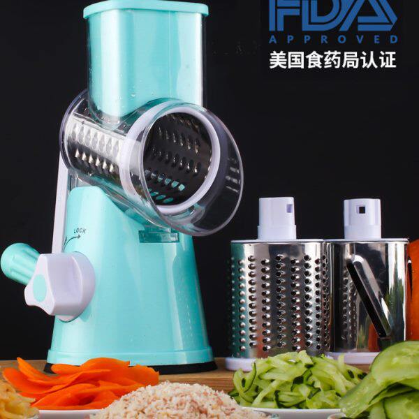 手摇切菜器切片器多功能滚筒切菜碎菜器厨房切丝器小工具切菜神器