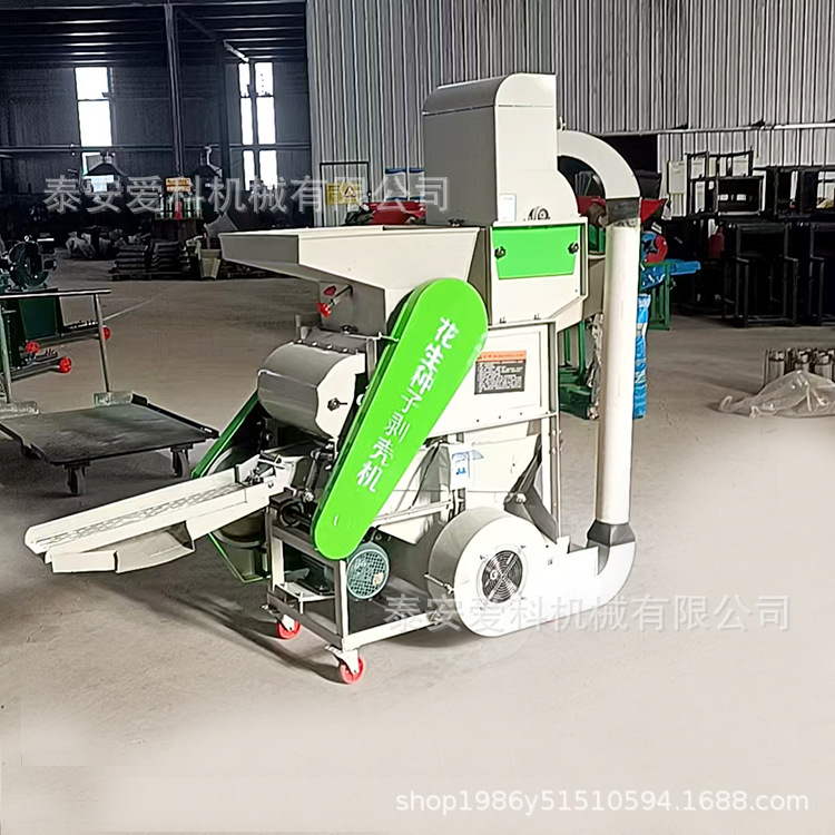 爱科出口款花生种子脱壳机带二次复脱管220V3KW电机种子剥壳机