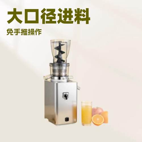 一登电器大口径商用榨汁机免手推免切水果生姜汁渣分离家用
