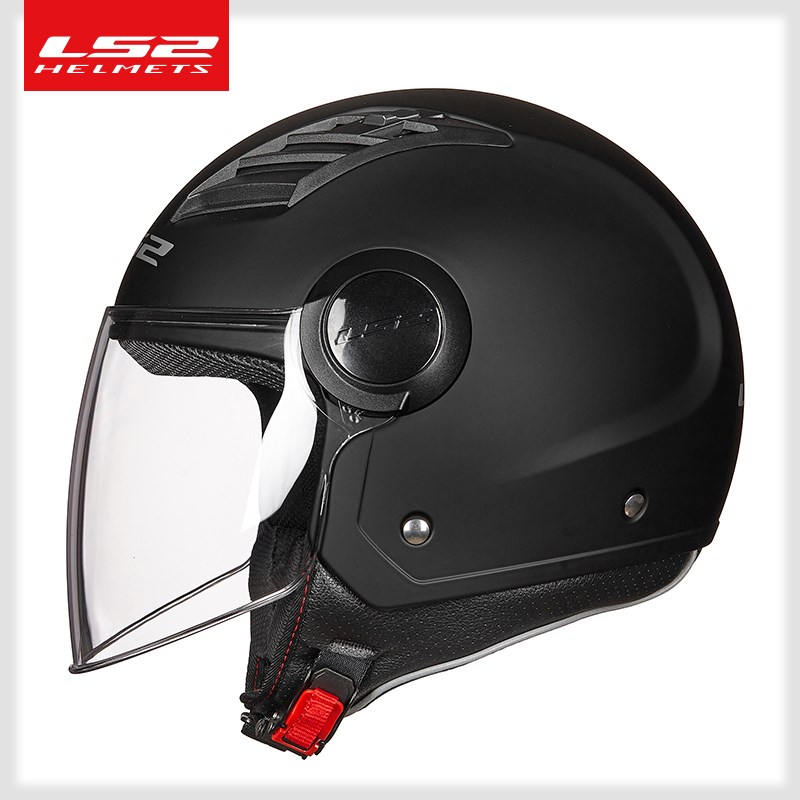 LS2半盔男女摩托车头盔四分之三加大大号电动车安全帽3c认证OF562