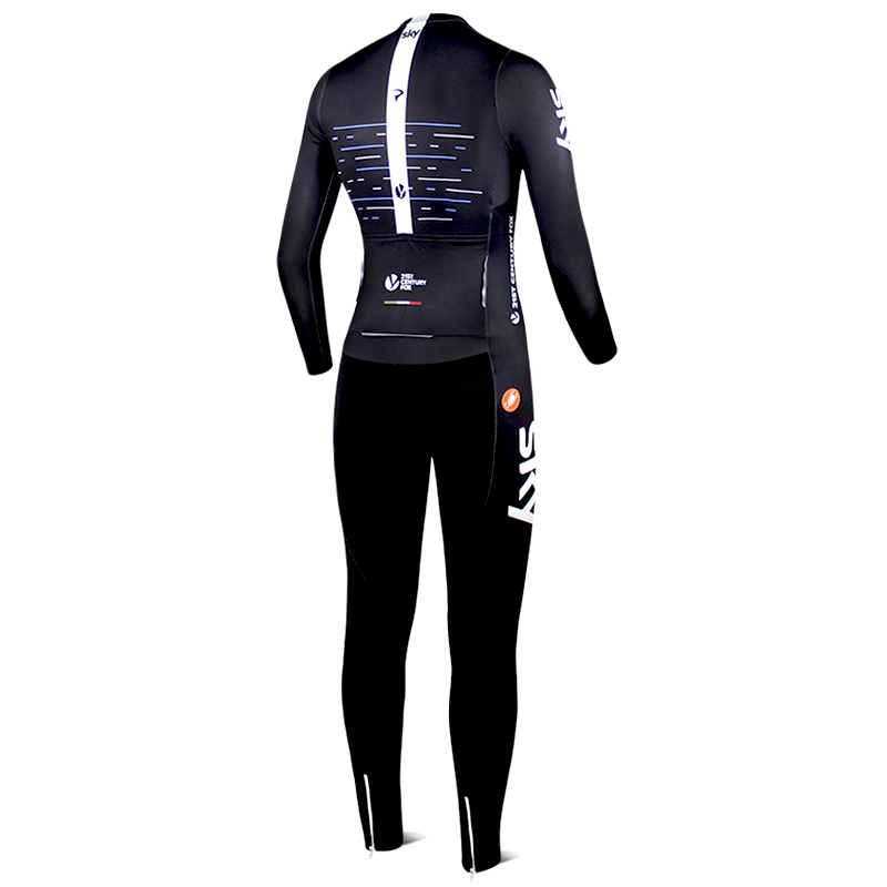 2020SKY山地公路男女竞速长袖长裤连体骑行服夏秋冬防风加绒保暖