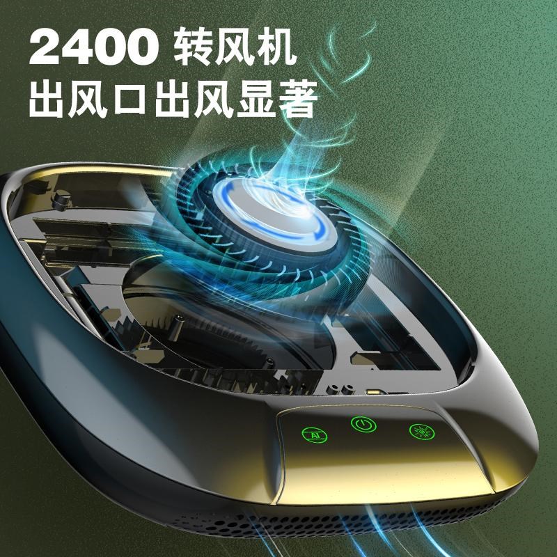 太阳能车载空气净化器汽车车内用负离子除甲醛雾霾异味空气净化机