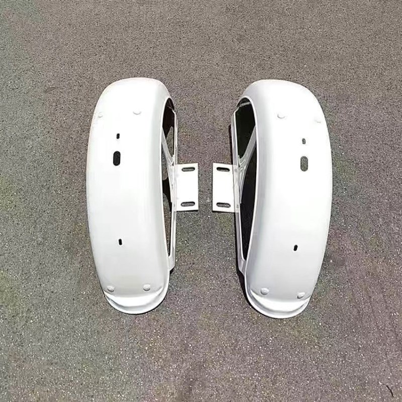 休闲电动三轮车铁质尾灯后轮挡泥板全铁质300-8支架挡水板+尾灯