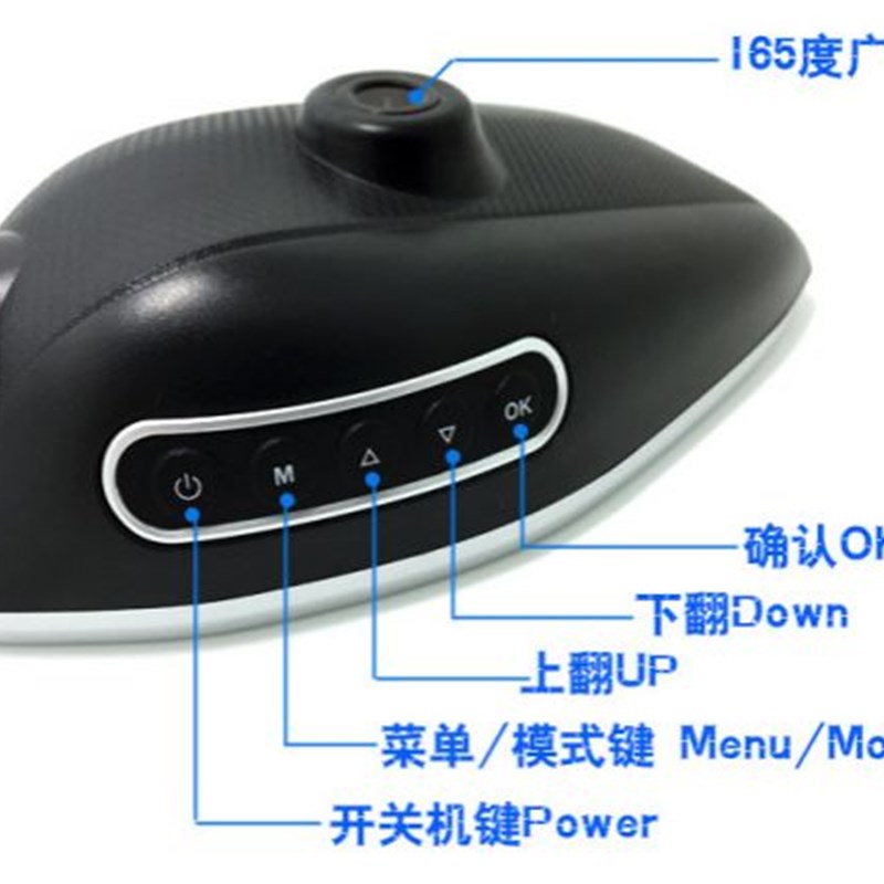 摩托车后视镜行车记录仪前后双录1080高清防水机车电动车改装通用