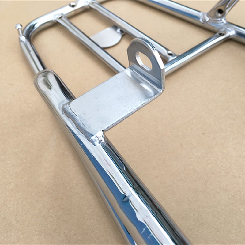 珠江太子摩托车货架 GN125 HJ125-8 后货架后尾架后箱架加厚管架