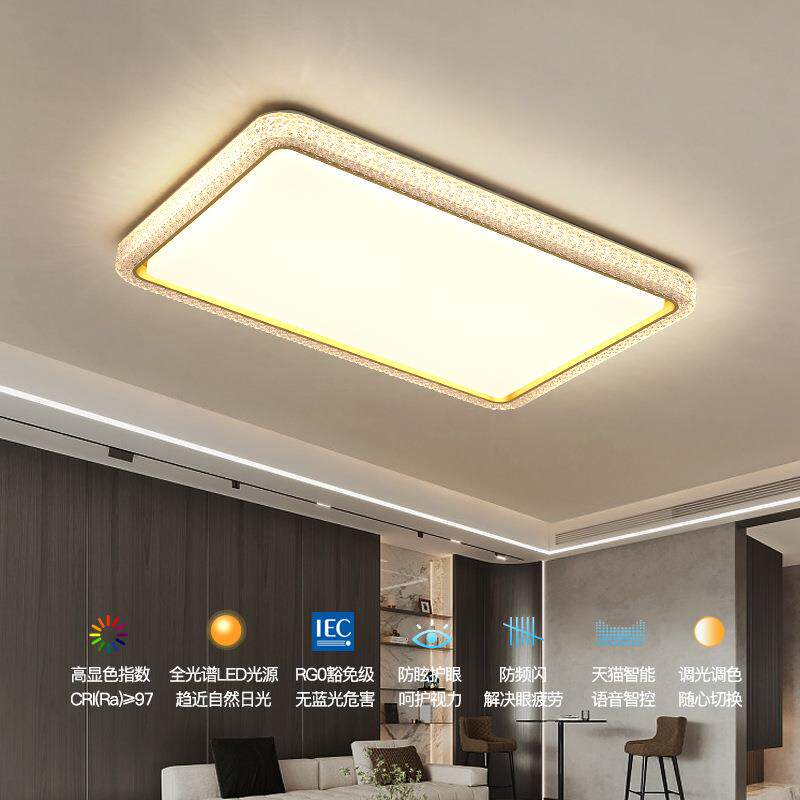 轻奢客厅吸顶灯家用现代简约大气个性创意led卧室房间主灯具