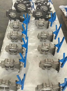 蝶阀FD-L08-40-2.5in CLASS 150 消防软密封手动阀门DN80 150