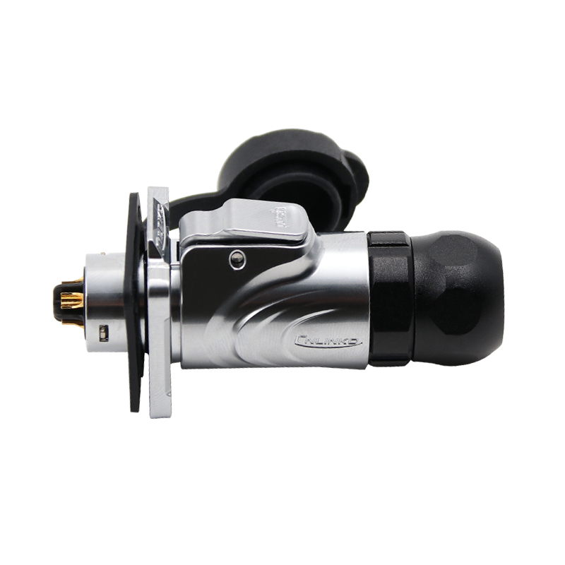 凌科航空插头插座LP16-2-3-4-5-7-8-9芯全金属插头方座LED显示屏