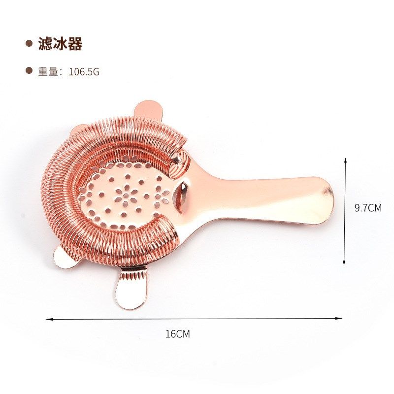 厂家批 发不锈钢鸡尾酒调酒11件套摇酒器套装滤酒器过滤网