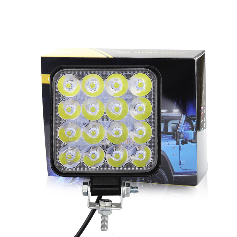 超亮led强光射灯12伏24v汽车大货车电动车三轮车农用车改装前大灯