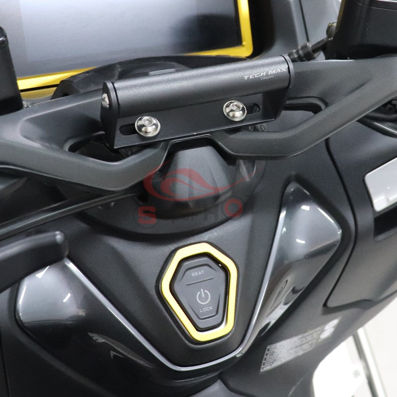 适用雅马哈TMAX560 TECH MAX改装配件手机导航支架多功能扩展杆