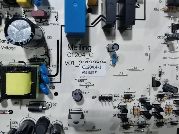 美菱冰箱主板电脑板BCD-350W 350WT 356WET WE控制板C1204电源板