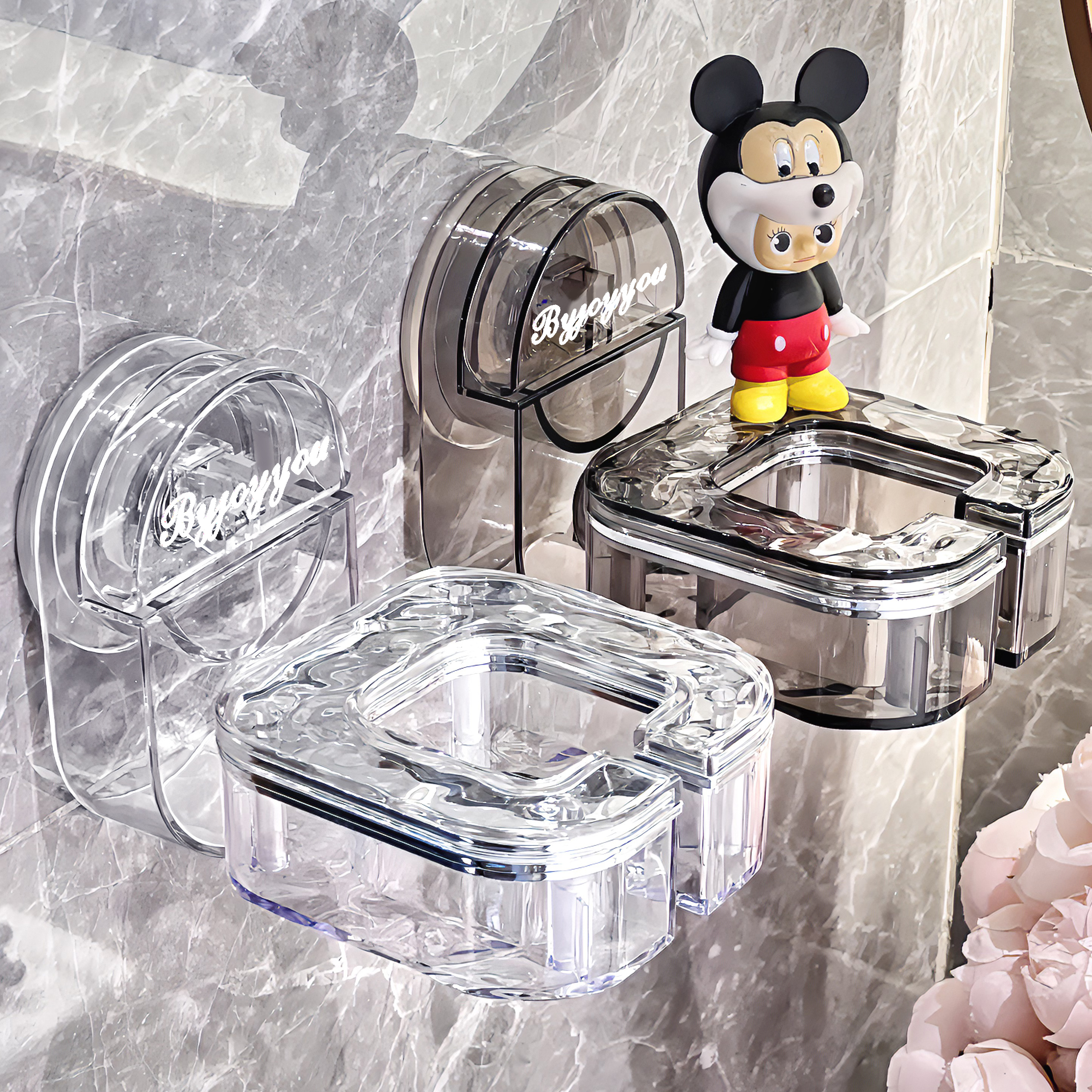 化妆室吸盘懒人吹风机支架吹风机解放双手吹风机置物架壁挂免打孔