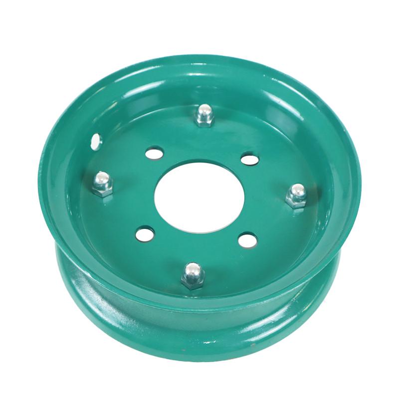 3.00 4.00-8四孔分体一体钢圈 工地电动三轮车轮毂手推车轮胎车