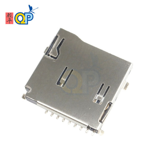 TF卡座MicroSD外焊自弹双弹片