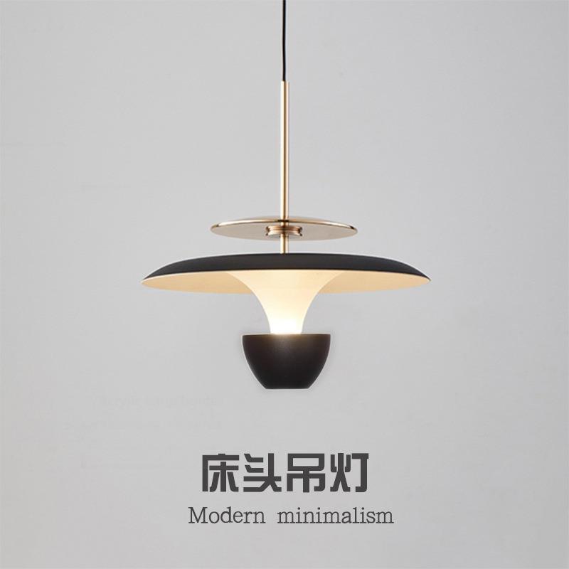 简约现代北欧床头吊灯卧室小吊灯时尚极简吧台灯餐桌灯中山灯具