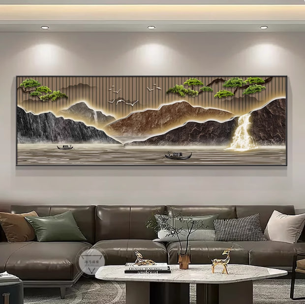 手绘油画立体抽象黑白橙装饰画玄关背景墙肌理画客厅餐厅挂画现代图片