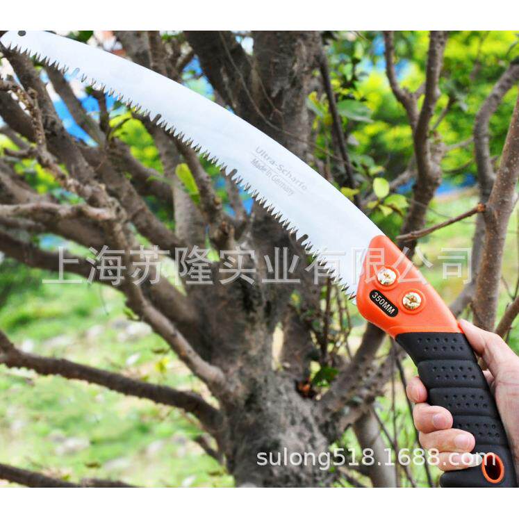 德国UV-350德狮宝锯子果树枝锯木工锯子家用户外伐木腰锯 园林工