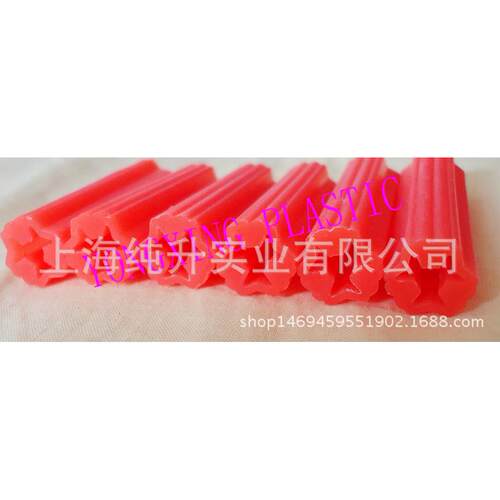 1000只直通膨胀管锚栓塑料胶塞塑料壁虎墙塞10X38