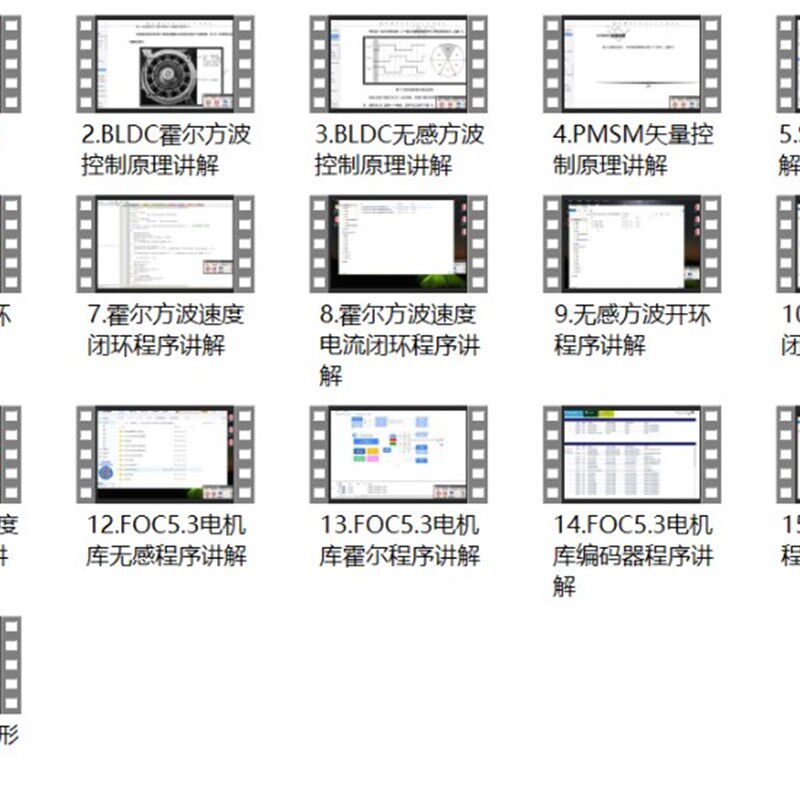 无刷电机开发板 直流无刷电机开发板 STM32学习板 BLDC PMSM FOC