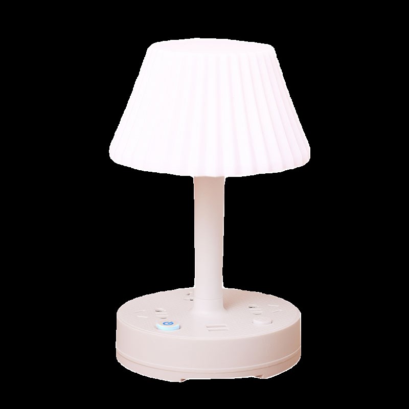 米款多功能台灯插座一体式护眼床头灯多档位冷暖光家用遥控卧室灯