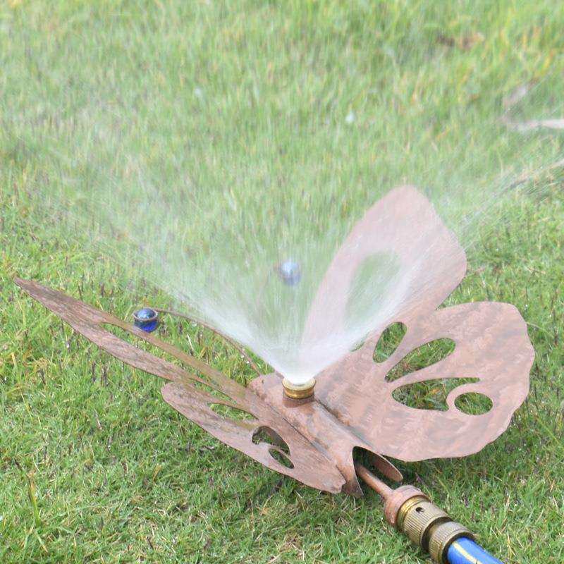 花园可移动喷头园艺绿化自动旋转草坪浇花家用浇水灌溉园林洒水器