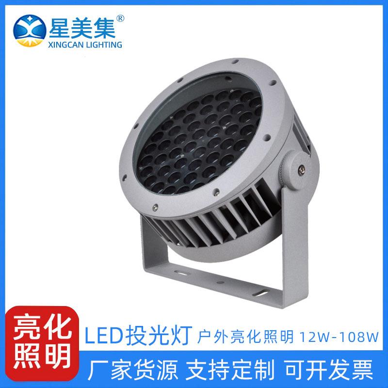 园林工程LED专用投光灯 大型户外投射室外防水草坪景观明装地埋灯