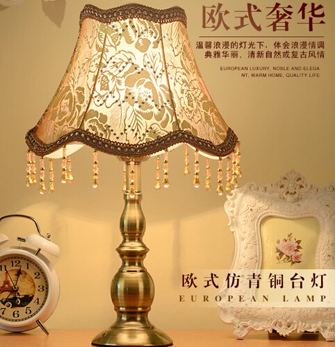 欧式婚房智能遥控可调光LED台灯