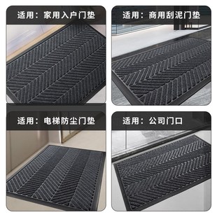 家用入户门地垫高级感地毯进门耐脏防滑脚垫玄关橡胶垫子跨境