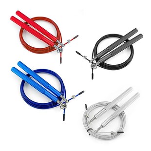 跨境健身运动成人专业2.5mm钢丝轴承跳绳 铝合金钢丝绳跳绳