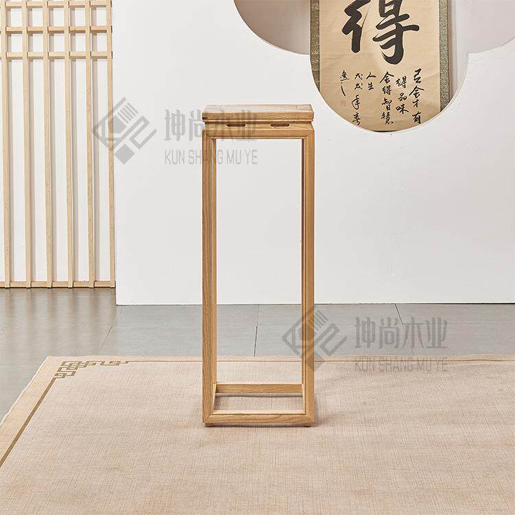 致典北美白蜡木实木花架意式极简实木沙发摆件无辅材室内花架