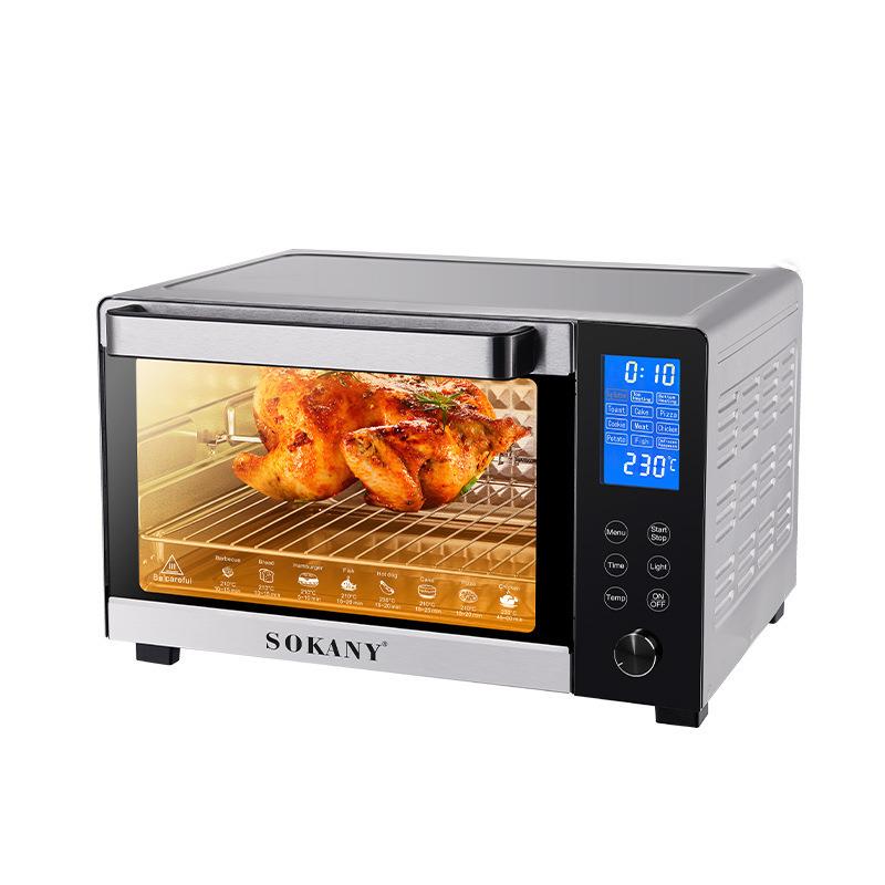 出口烤箱35L大容量电烤箱家用预约定时烘焙烤箱OVEN 10009sokany