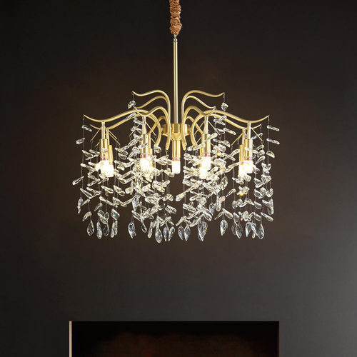 全铜美式客厅吊灯餐厅灯乡村