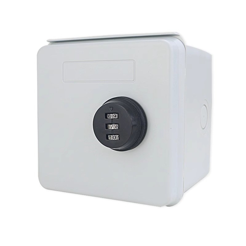 户外电动瓶车防雨充电插座锁盒密码保护箱86型开关防水防盗明装盒