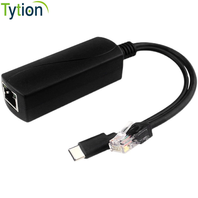 树莓派4B 44-57V转5V 3A TYPE-C接口POE供电隔离式分离器千兆网络